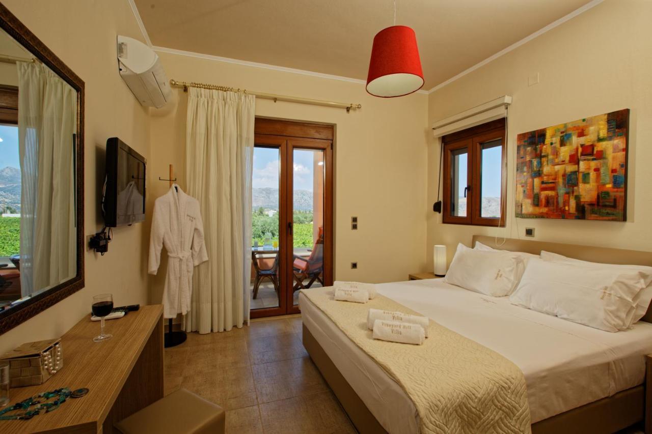 Cretan Vineyard Hill Villa Kato Kalesia Экстерьер фото