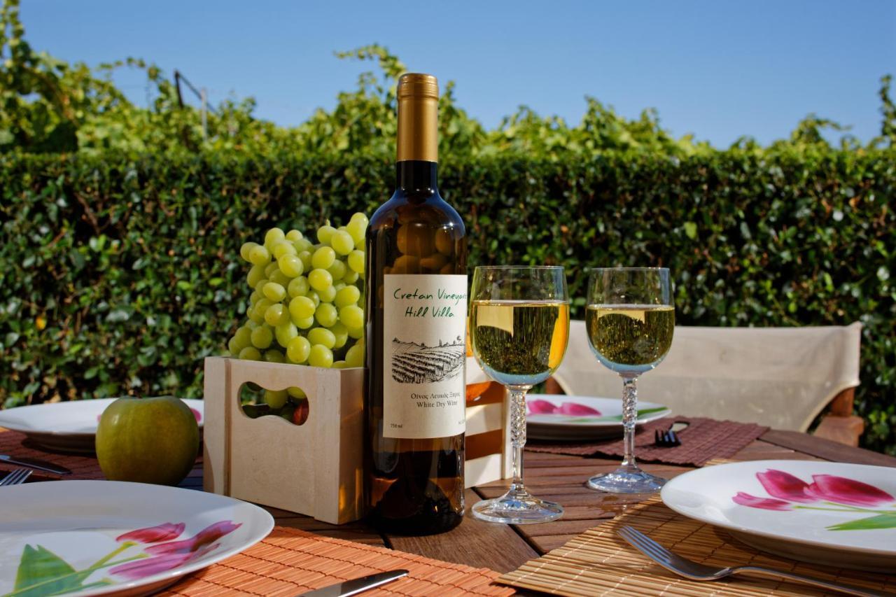 Cretan Vineyard Hill Villa Kato Kalesia Экстерьер фото